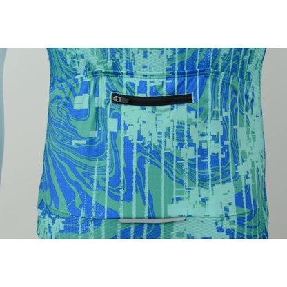 D Byk Store x Monton Short Sleeve Cycling Jersey – Teal Digital Camo - D Byk Store
