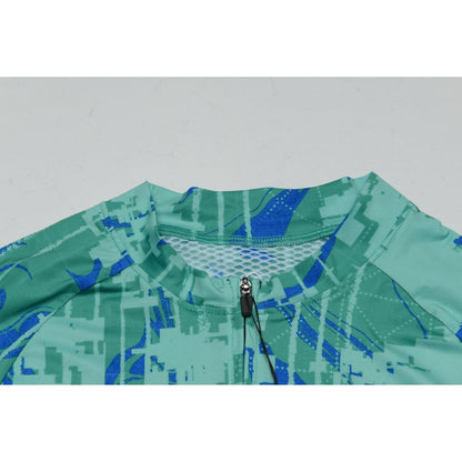 D Byk Store x Monton Short Sleeve Cycling Jersey – Teal Digital Camo - D Byk Store