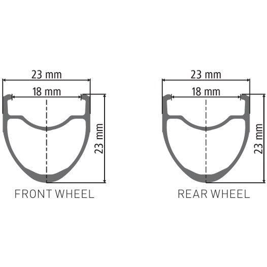 DT Swiss P 1800 Spline 23 Rim Brake Wheel - D Byk Store