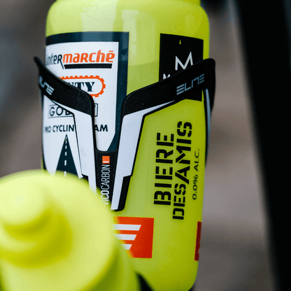 Elite Bottle Cage Vico Carbon Mat - Red Graphic - D Byk Store