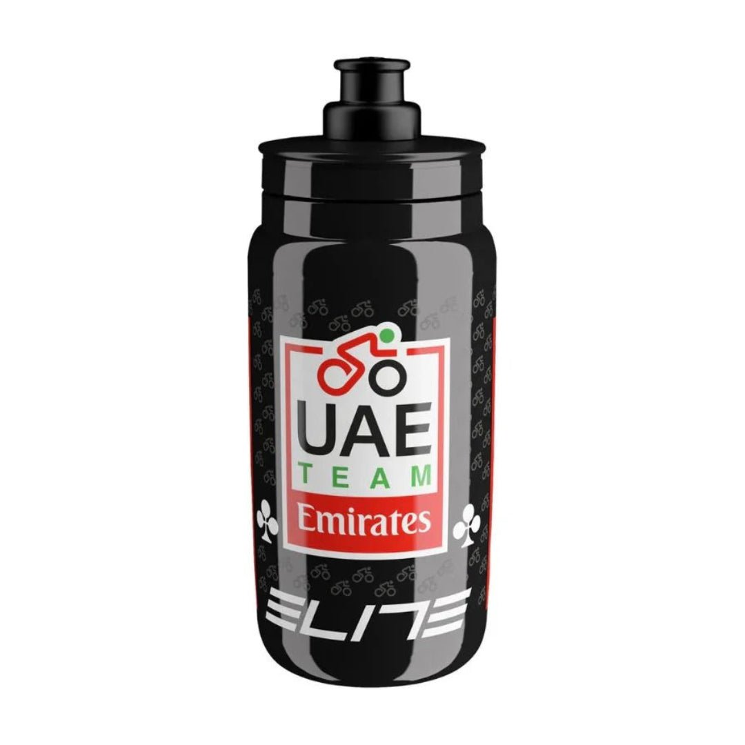 Elite Fly UAE Team Emirates Black 2026 Water Bottle | 550 ml - D Byk Store