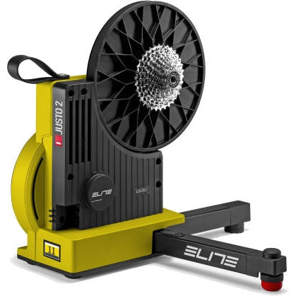Elite Justo 2 Magnetic Direct Drive Smart Bicycle Trainer - Yellow Team Edition