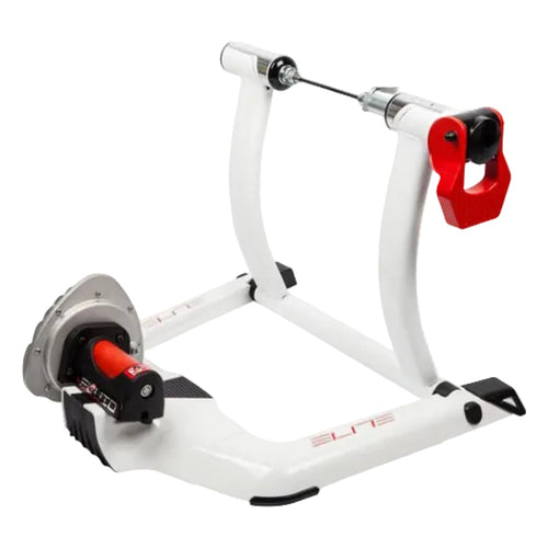 Elite Qubo Fluid Wheel-On Bicycle Trainer - White