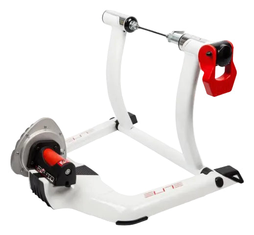Elite Qubo Fluid Wheel-On Bicycle Trainer - White - D Byk Store