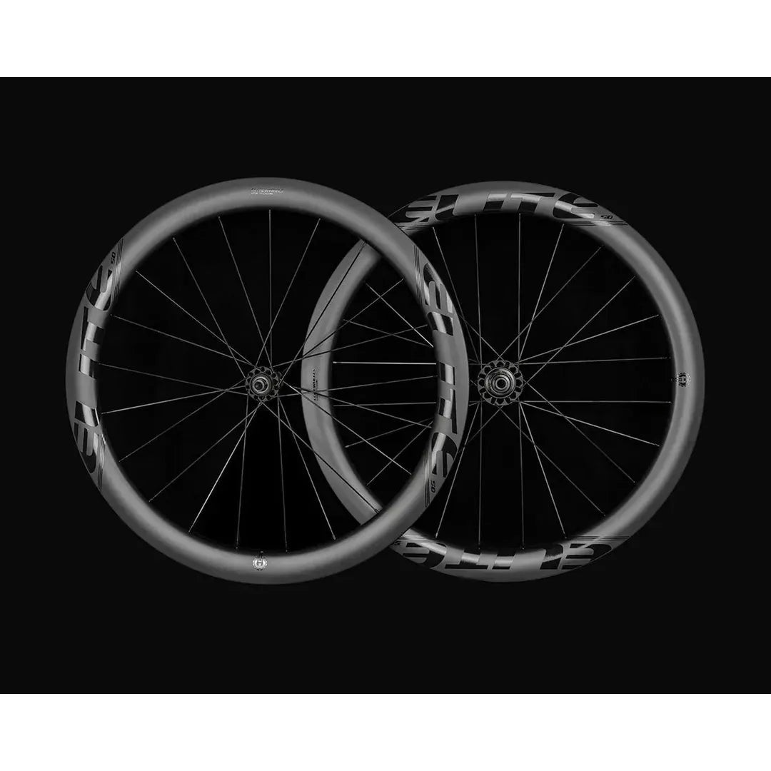 Elite Wheelset Marvel 50D Disc Brake - Black Decal - Shimano 11/12 Speed Hub - D Byk Store