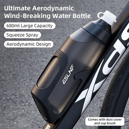 ESLNF Aero Water Bottle with Cage - 680ml - Black/Gradient - D Byk Store