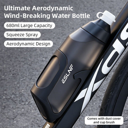 ESLNF Aero Water Bottle with Cage - 680ml - Black/Gradient - D Byk Store