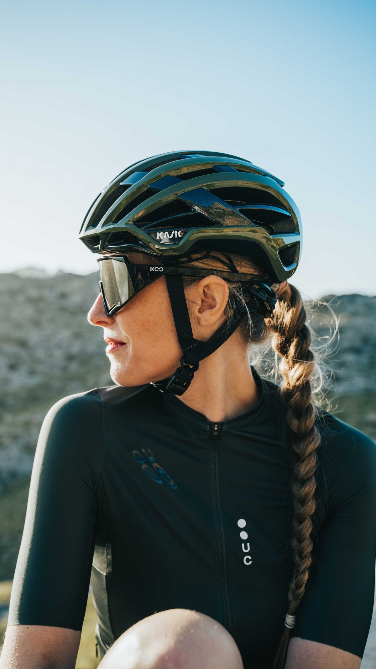 Kask Valegro Helmet - Olive Green - D Byk Store