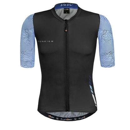 Funkier Mello Elite Short Sleeve Jersey - Blue/ Black - D Byk Store