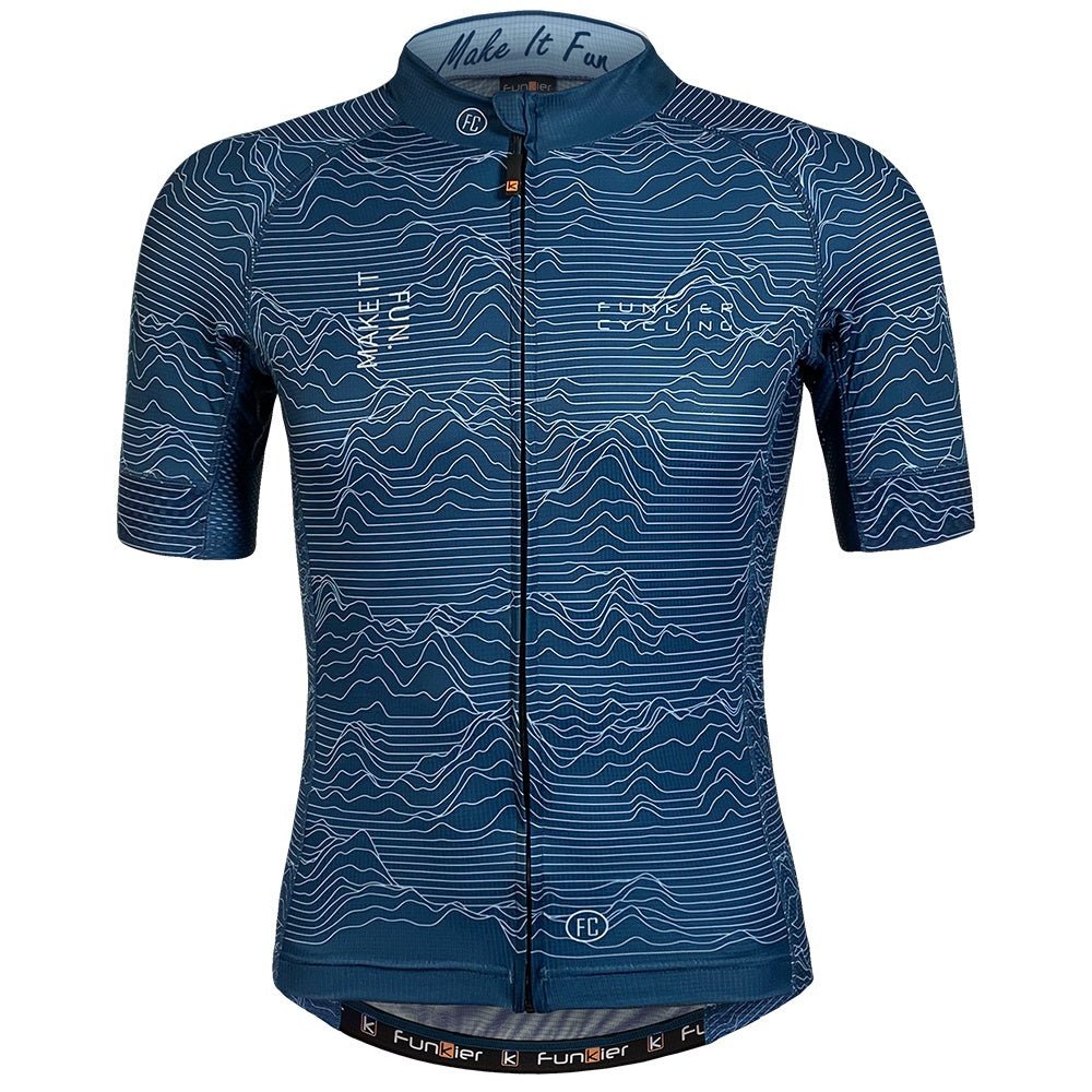 Funkier Rossini Pro Short Sleeve Jersey - Blue - D Byk Store
