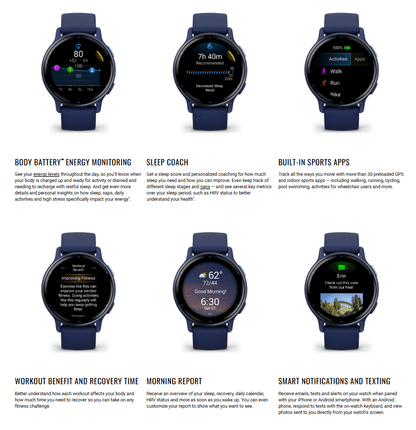 Garmin Vivoactive 5 - Black - 42.2mm - D Byk Store