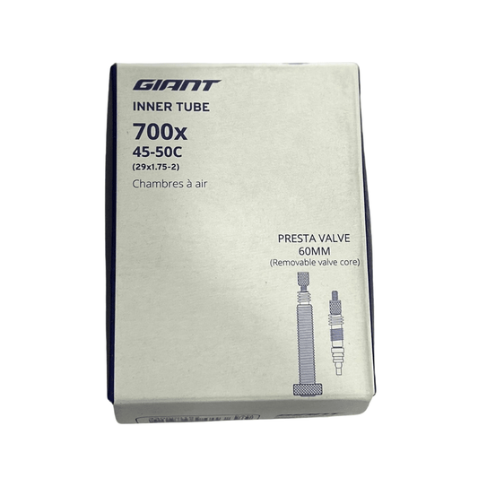 Giant Presta Tube 700*45 - 50c 60mm Removable Valve Core - D Byk Store