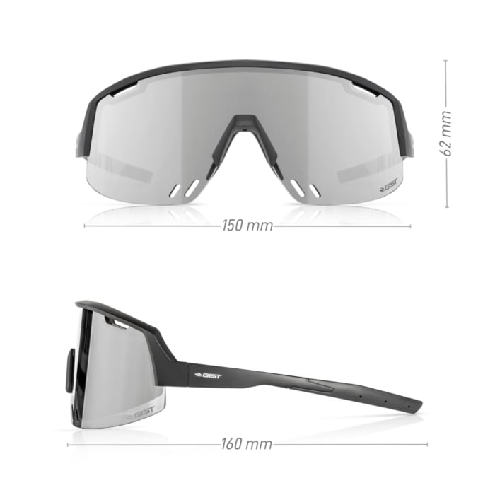 Gist Sunglasses - Dark Red Black - D Byk Store