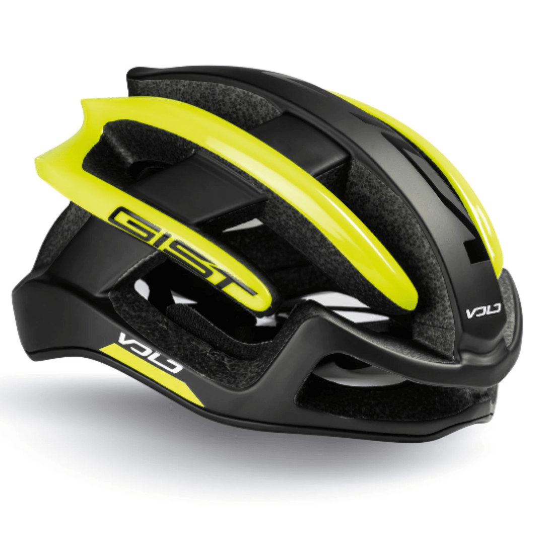 Gist Volo Cycling Helmet - Black/Neon Yellow (Open Box) - D Byk Store