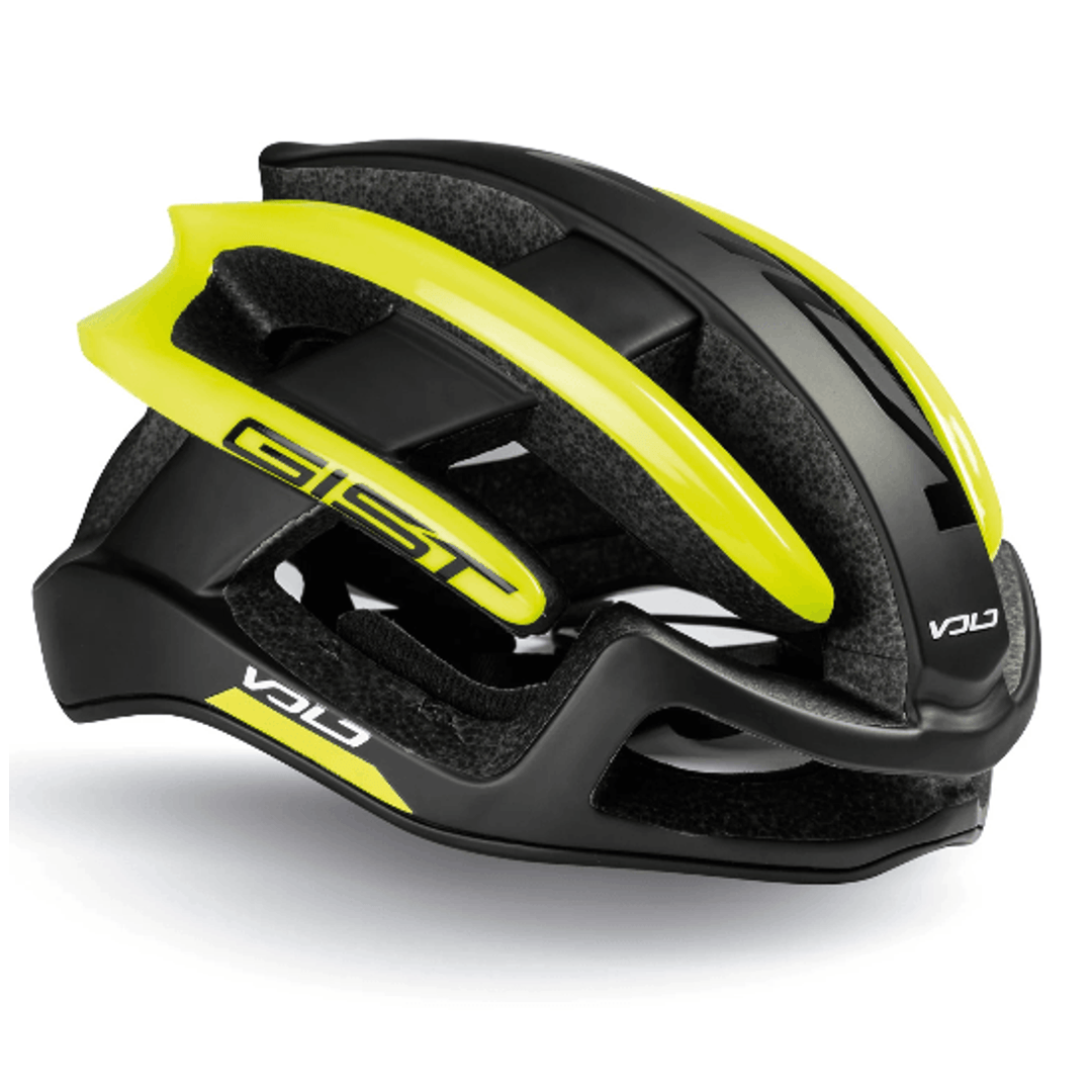 Gist Volo Cycling Helmet - Black/Neon Yellow - D Byk Store