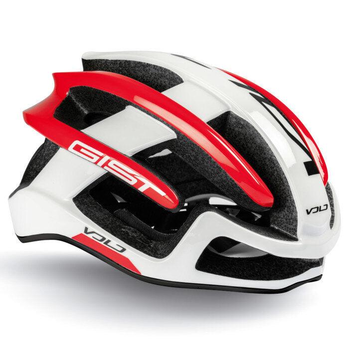 Gist Volo Cycling Helmet - White/Red - D Byk Store
