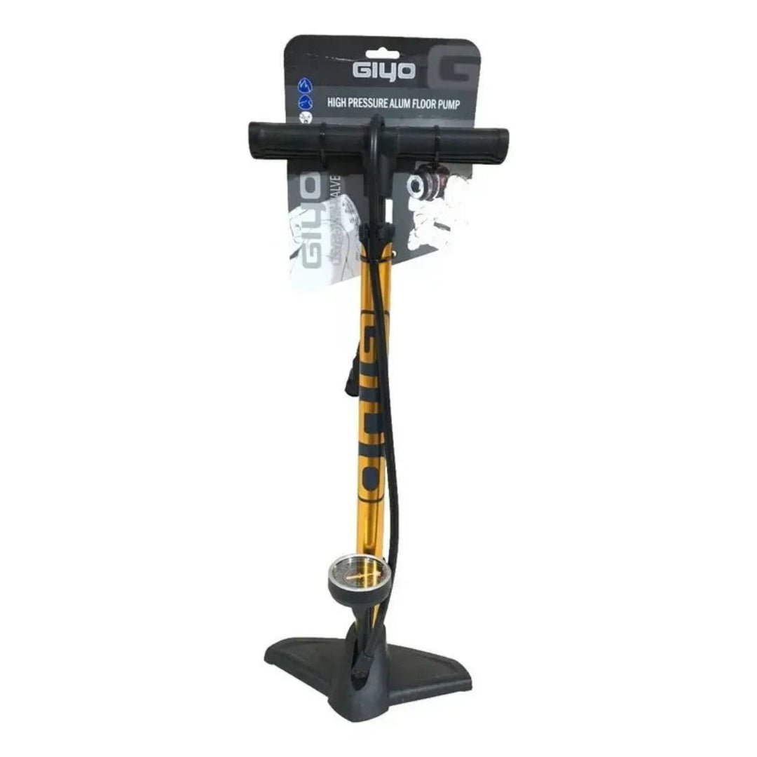 Giyo GF - 5725 Pump with Pressure Gauge - Gold - D Byk Store