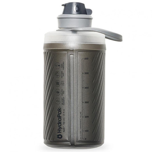 Hydrapak Flux Flexible Bottle - Mammoth Grey (750ml) - D Byk Store
