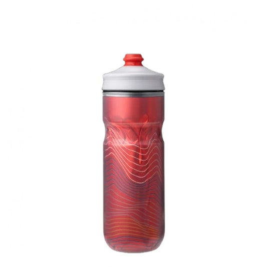 Hydrapak Polar Surge Insulated Ascent Bottle - Red (600ml) - D Byk Store