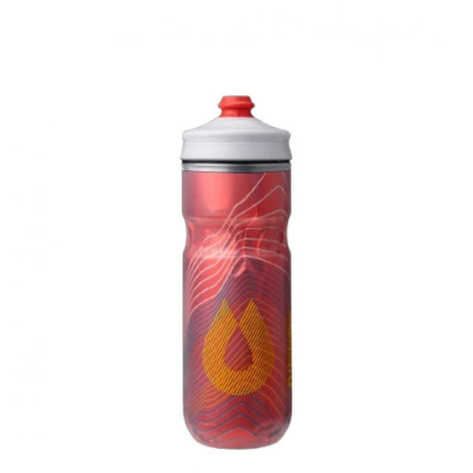Hydrapak Polar Surge Insulated Ascent Bottle - Red (600ml) - D Byk Store