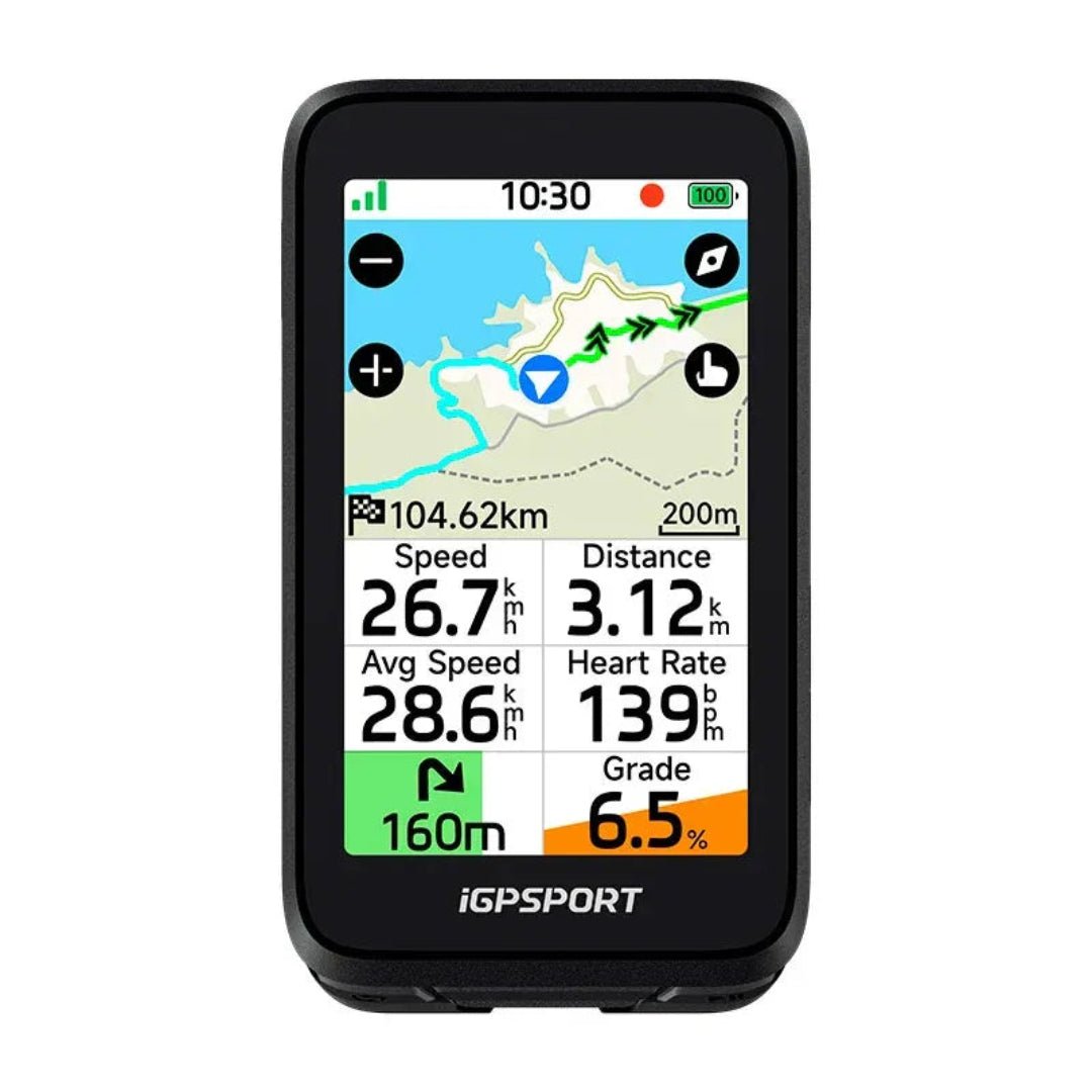 iGPSport BiNavi Air Cyclocomputer (Black) - D Byk Store