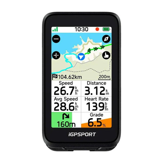 iGPSport BiNavi Air Cyclocomputer (Black) - D Byk Store