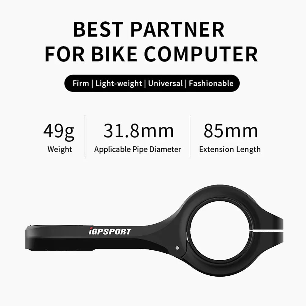 IGPSports Spare Out-Front Bike Computer Mount (Black) - D Byk Store