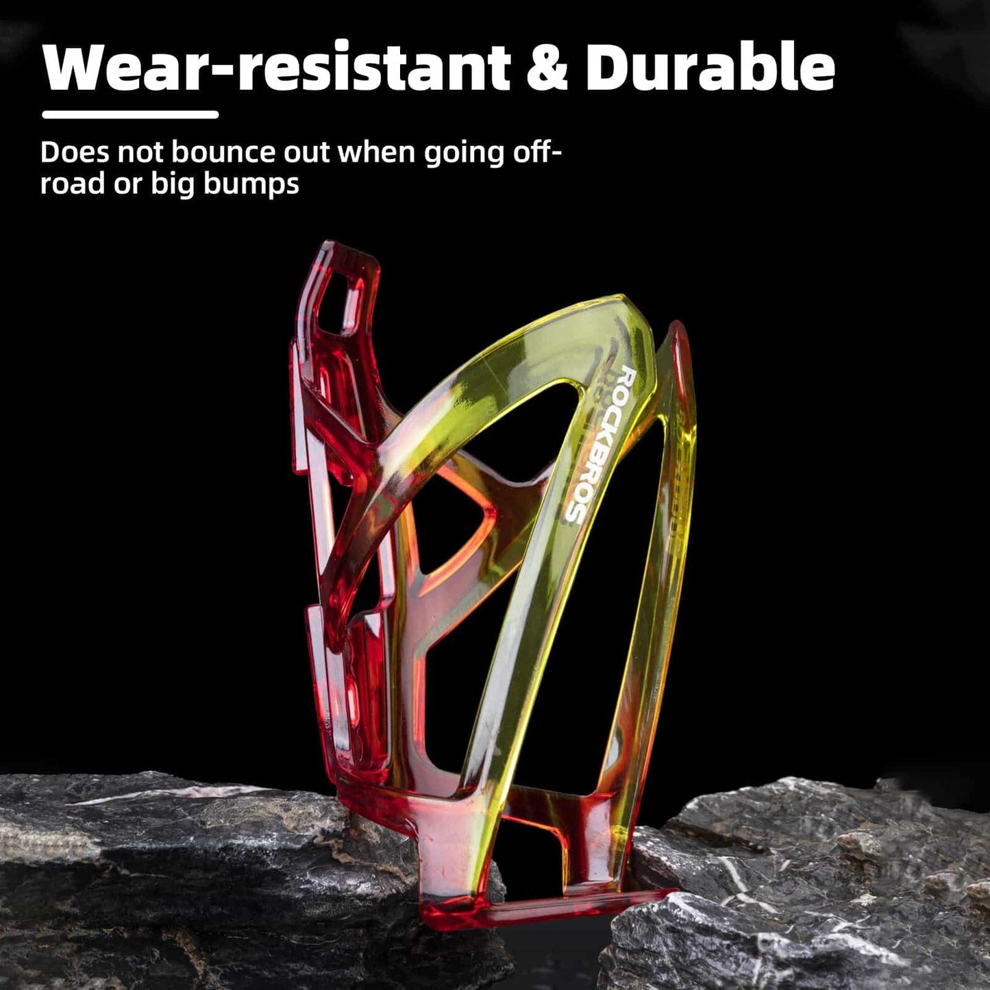 Rockbros FK-338 Bottle Cage - Red/Yellow