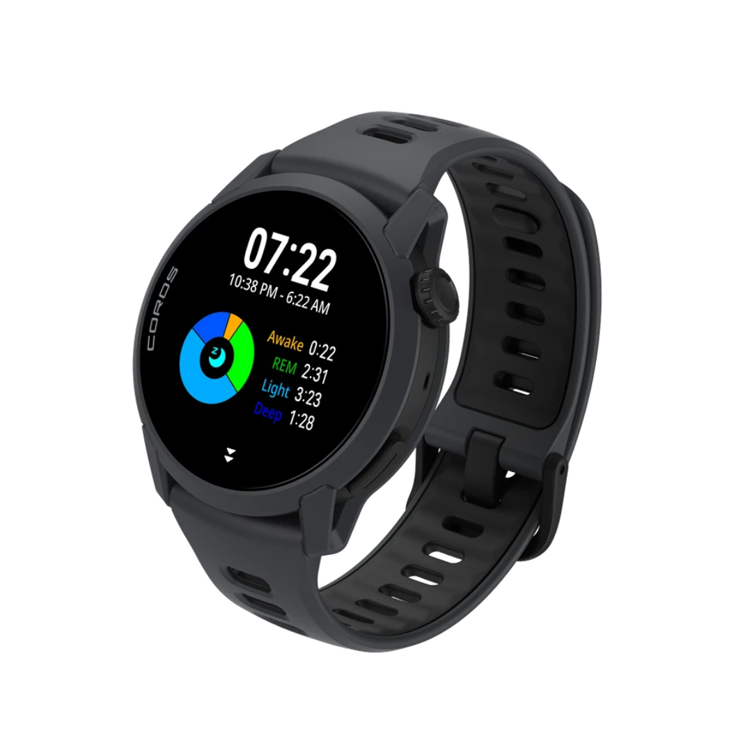 Coros Pace 4 GPS Sport Watch - Black Silicone
