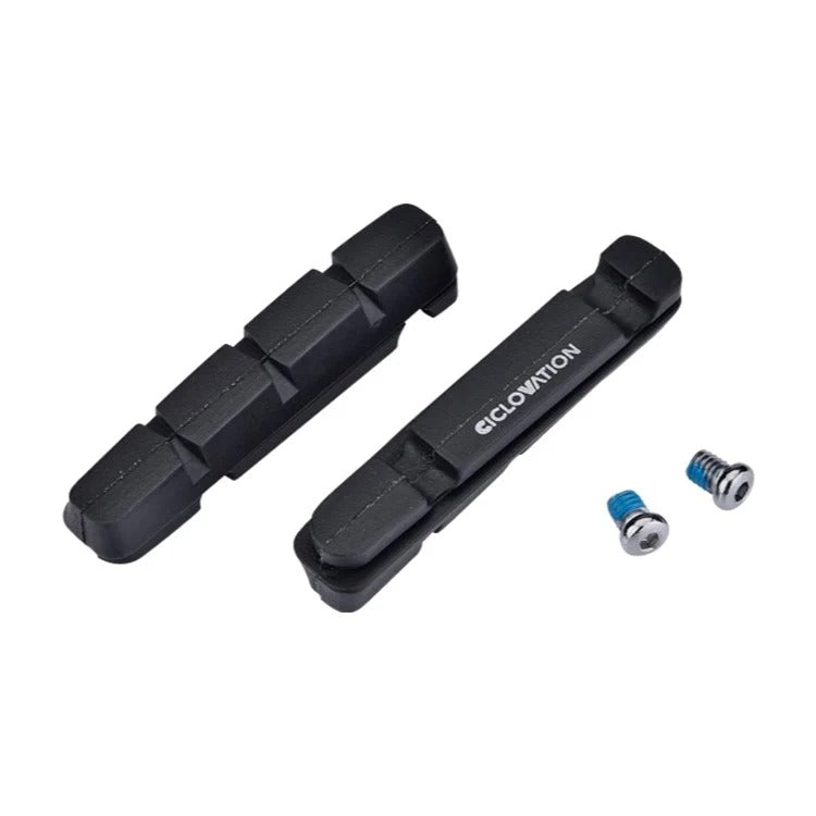 Ciclovation Road Brake Shoe Insert Shimano /SRAM, All-Weather Compound, Black