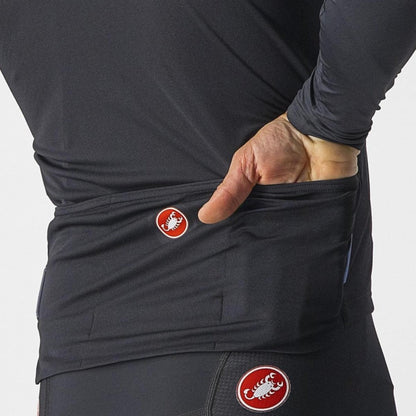 Castelli Prologo 7 Long Sleeve Jersey - Light Black/Silver Gray/Ivory