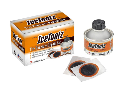 IceToolz Bike Tire Puncture Repair Kit Box - 65B1
