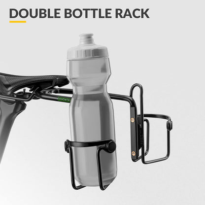 Rockbros Multifunctional Saddle Bag Stabilizer & Bottle Cage Mount - Black