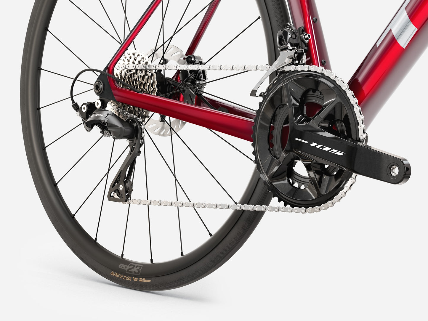 Trek Madone SL 5 Gen 8 2027 - Gloss Fury Red/Matte Deep Smoke