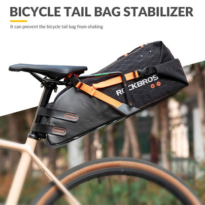 Rockbros Multifunctional Saddle Bag Stabilizer & Bottle Cage Mount - Black