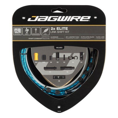 Jagwire 2x Elite Link Shift Kit - Blue - D Byk Store