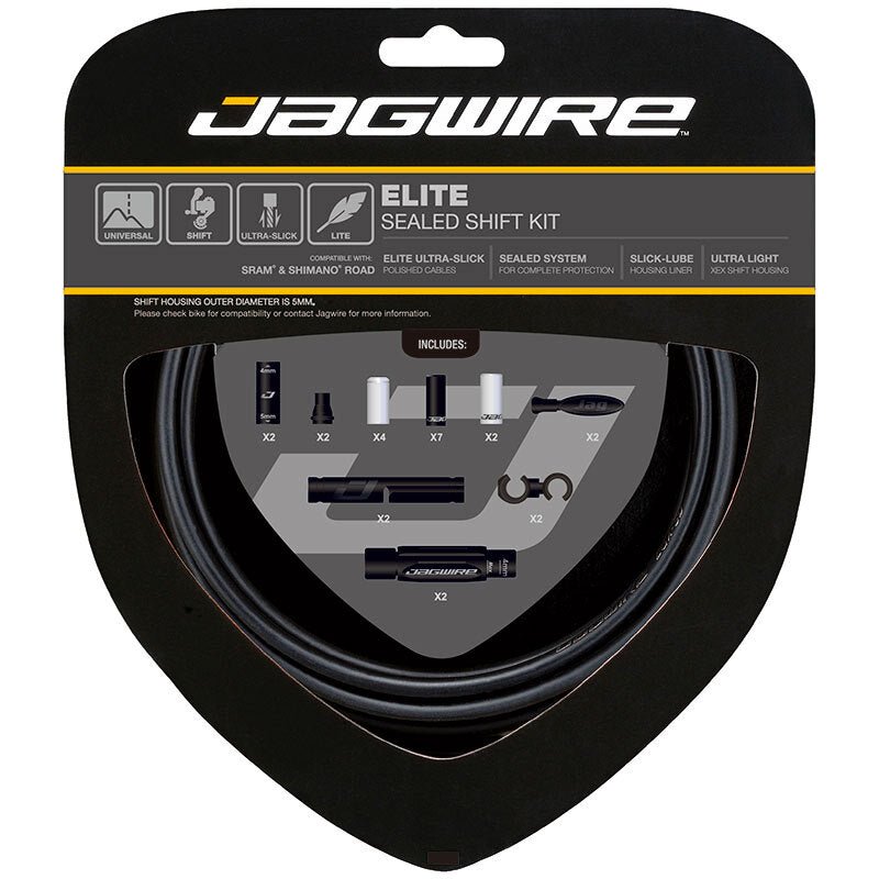 Jagwire 2x Elite Sealed Shift Stealth Black - D Byk Store
