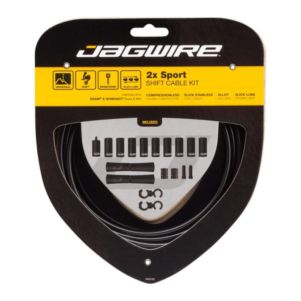 Jagwire 2x Sport Shift Kit - Black - D Byk Store