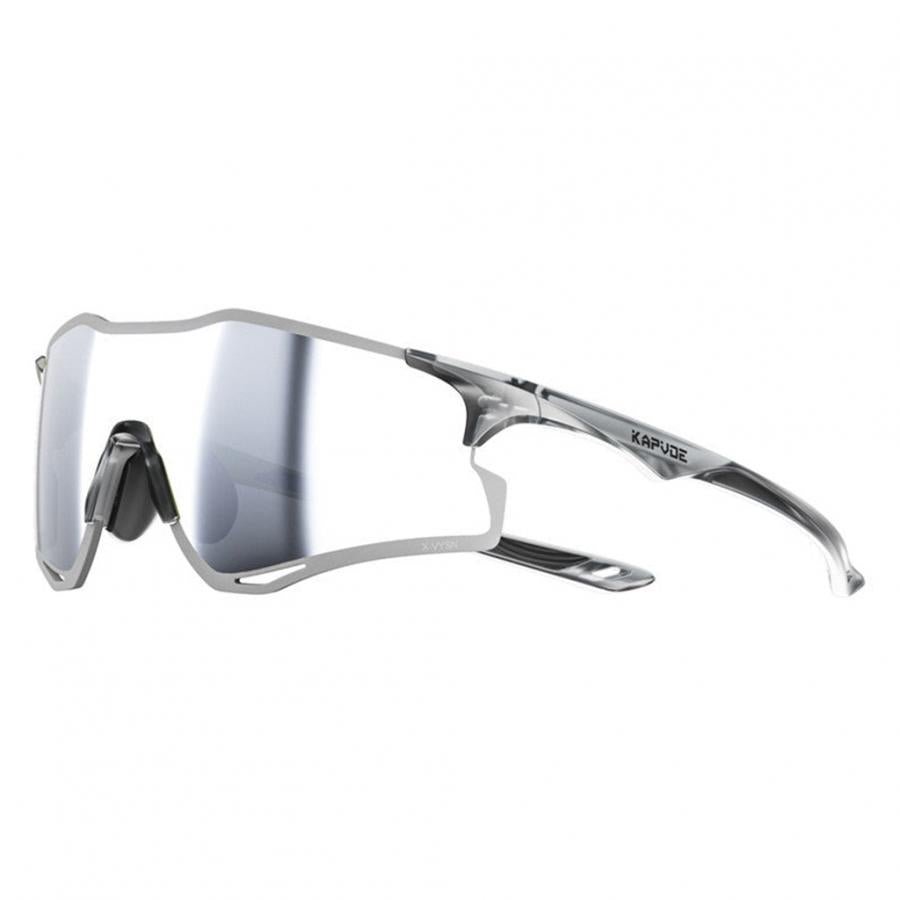 Kapvoe Cheetah Sports Sunglasses-Black/Silver - D Byk Store