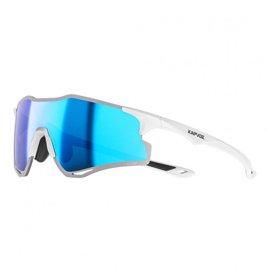 Kapvoe Cheetah Sports Sunglasses-Blue/White - D Byk Store