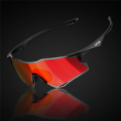 Kapvoe Cheetah Sports Sunglasses-Blue/White - D Byk Store
