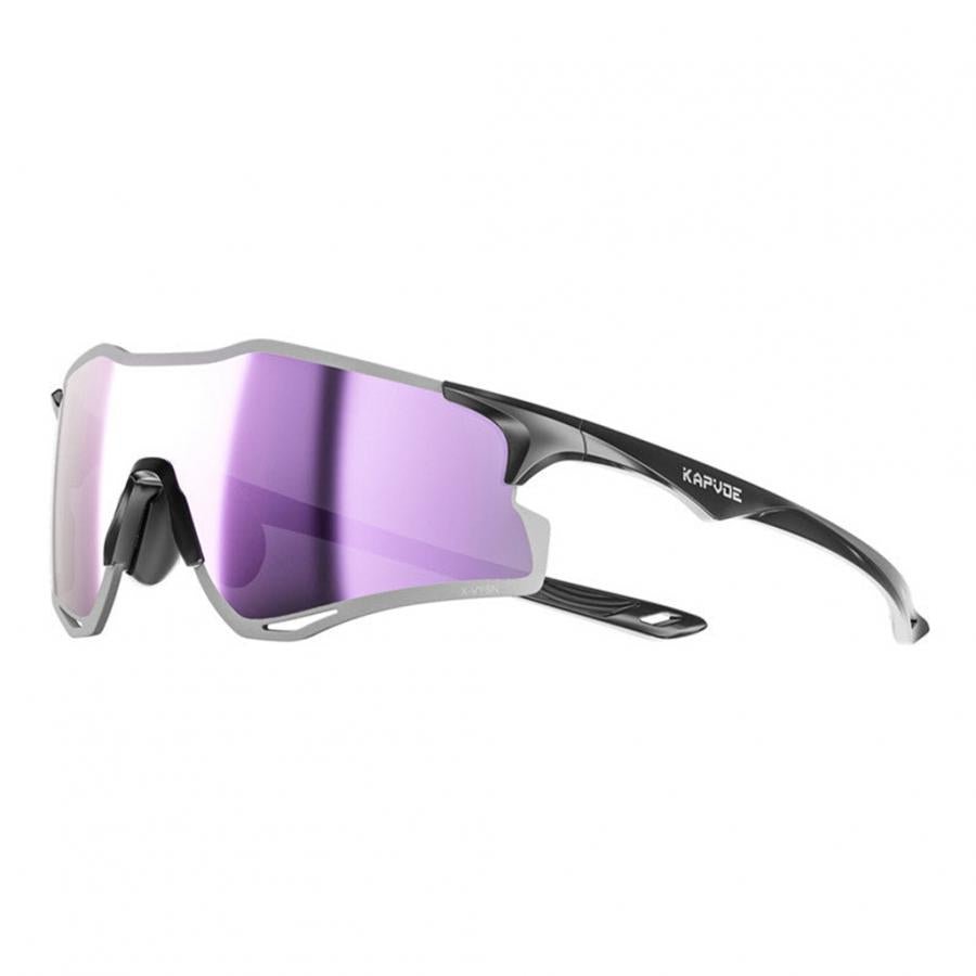 Kapvoe Cheetah Sports Sunglasses-Purple/Black - D Byk Store