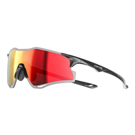 Kapvoe Cheetah Sports Sunglasses-Red/Black - D Byk Store