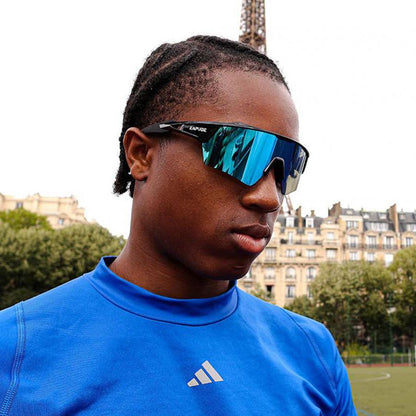 Kapvoe DreamChaser Wings Sports Sunglasses-Blue/Black - D Byk Store