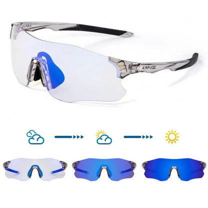 Kapvoe K1129 Coloured Photochromic Sunglasses-Blue/Clear - D Byk Store