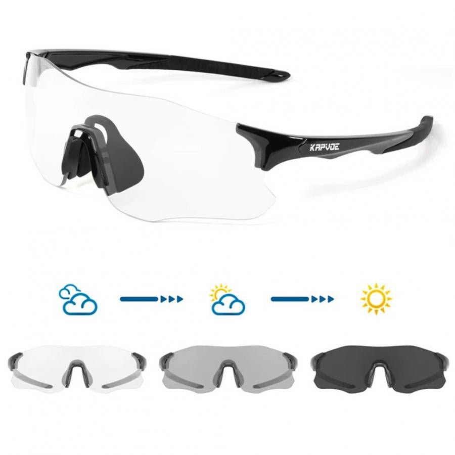 Kapvoe K1129 Photochromic Sunglasses-Black - D Byk Store