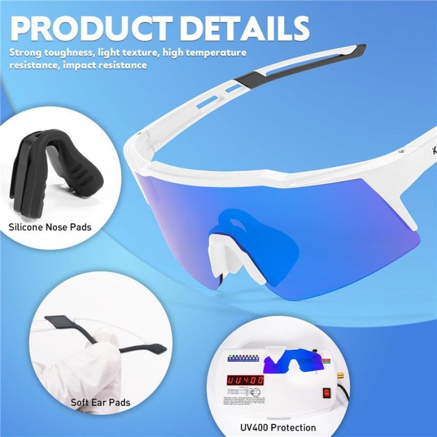 Kapvoe K9028 Kids Colour Polarized Sunglasses - Blue/Black - D Byk Store