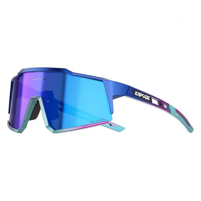 Kapvoe KE9022 Multi-Lens Sports Sunglasses-Blue/Purple - D Byk Store