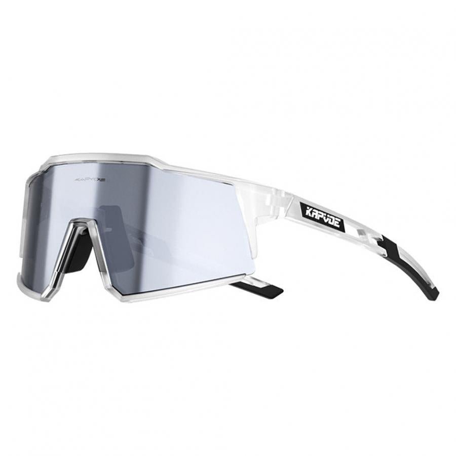 Kapvoe KE9022 Multi-Lens Sports Sunglasses-Clear/Black - D Byk Store