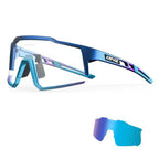 Kapvoe KE9022 Photochromic Sports Sunglasses - Blue - D Byk Store